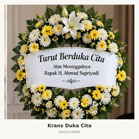 Krans Bunga Duka The Tribrata